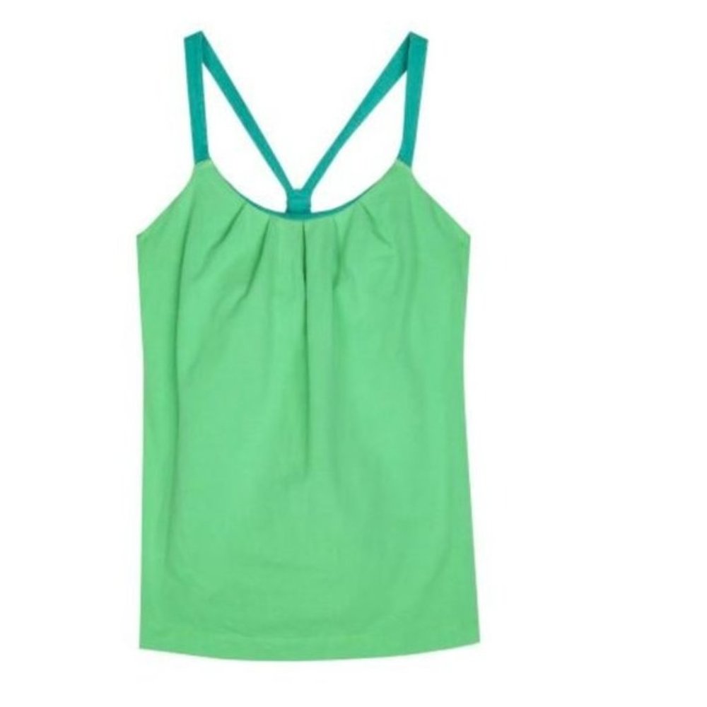 Patagonia T-Back Tank Top Green Organic Cotton M